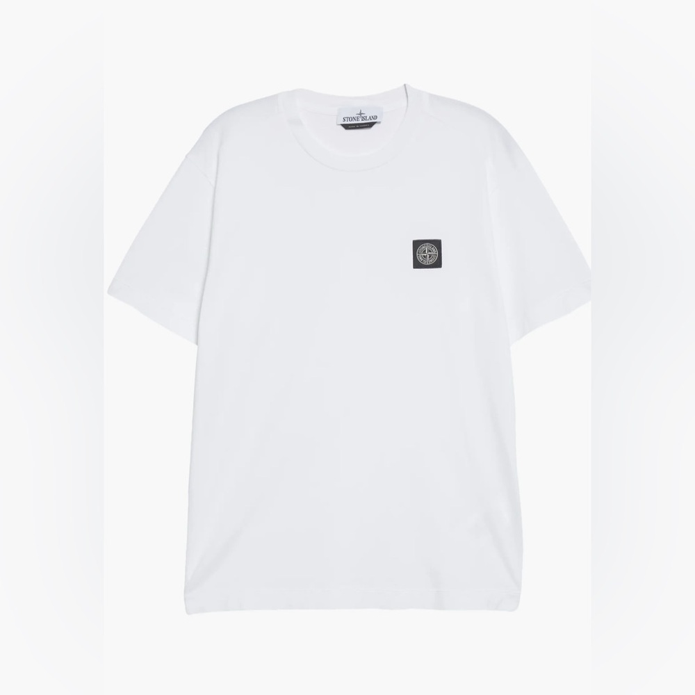 New Stone Island Cotton Logo Patch Tee Men’s Size Large